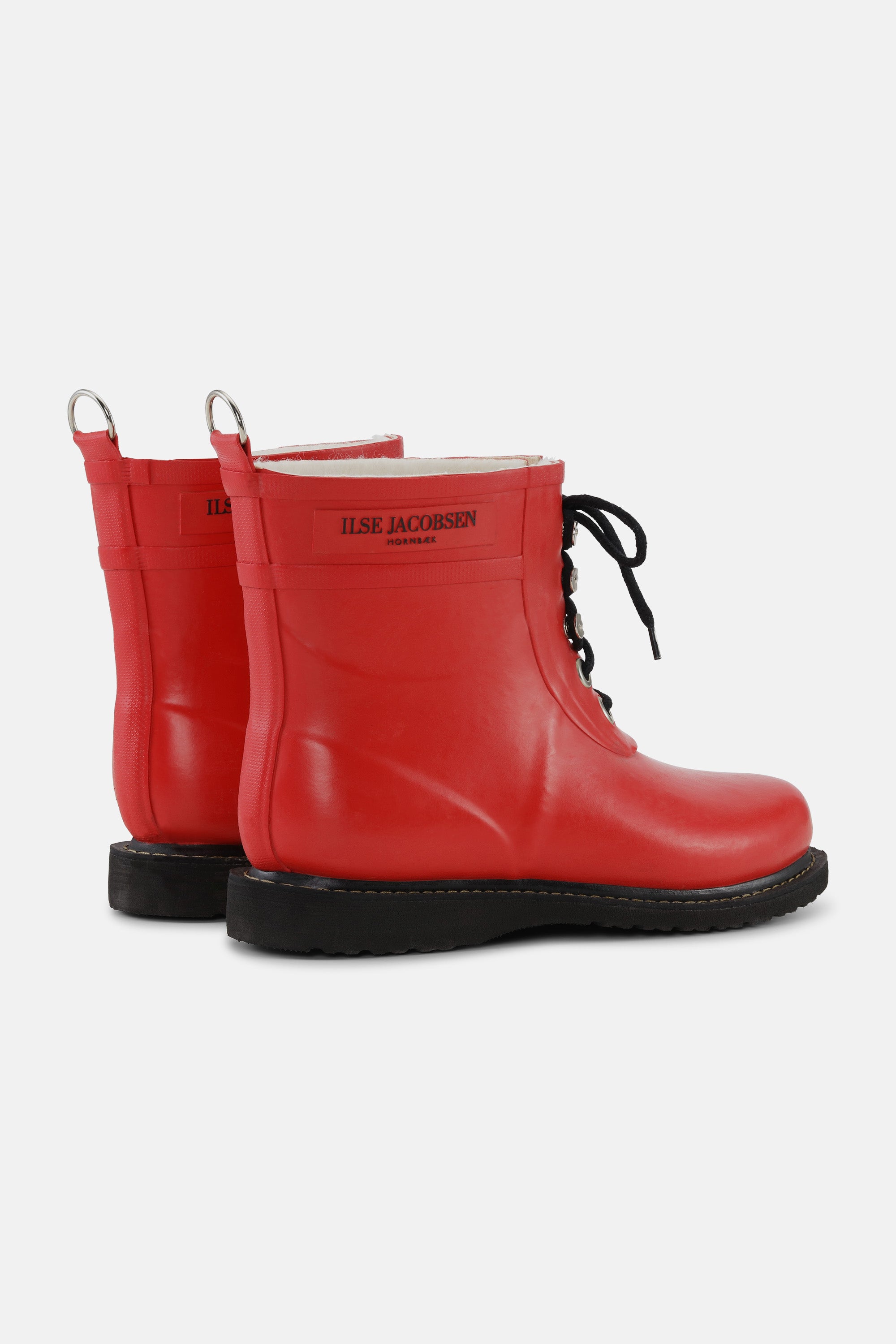 Ilse Jacobsen Hornbæk Footwear Kurze Gummistiefel Rain boots 303 Deep Red